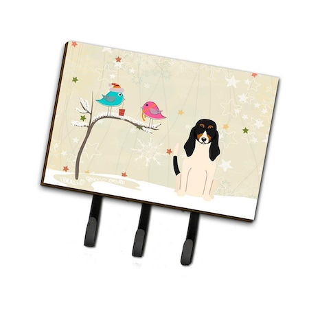 Carolines Treasures Christmas Presents Between Friends Swiss Hound Leash or Key Holder BB2516TH68